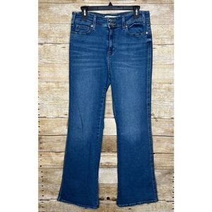 SIGNATURE BY LEVI'S STRAUSS HIGH RISE CASUAL EVERYDAY WEAR SIMPLE FLARE JEANS
